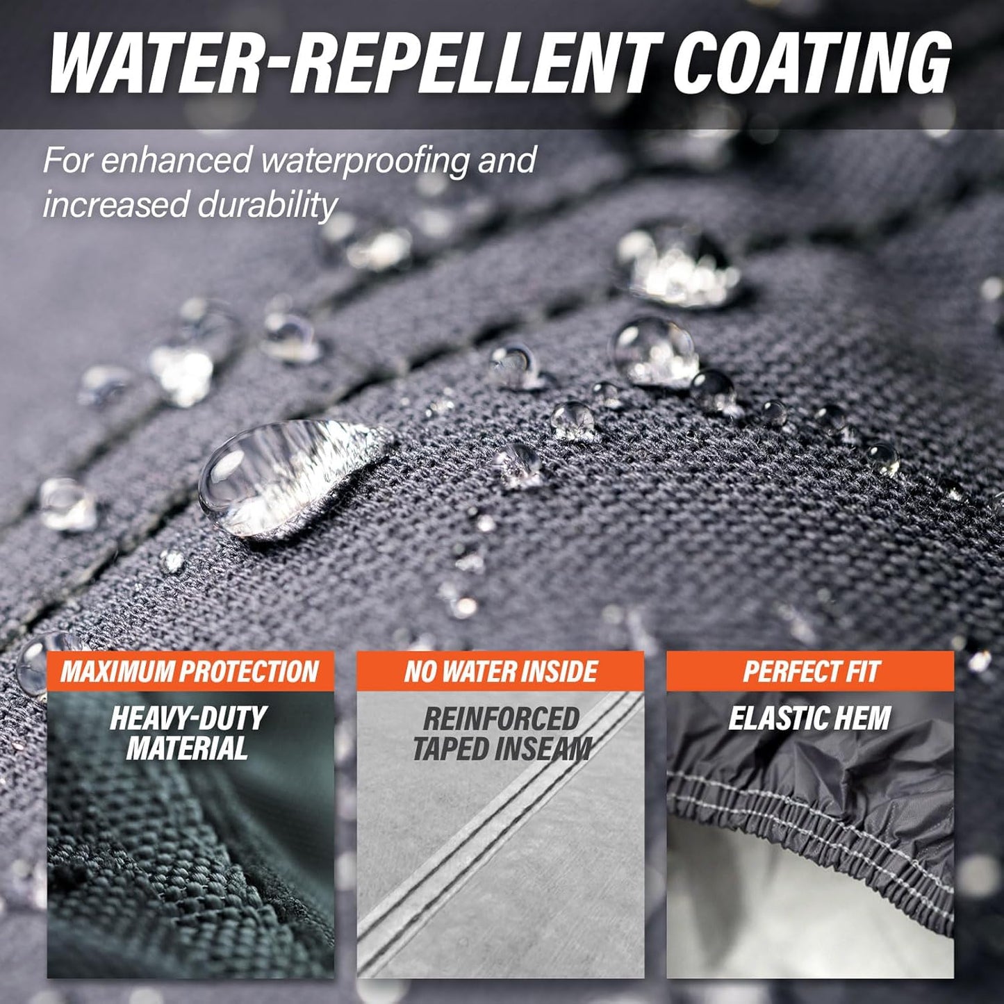 5 Layer Full Car Cover – Semi Custom Fit for Chevrolet Chevy Camaro Model Year 2010-2024 | All-Weather Protection: Dustproof, Windproof, UV-Resistant, Breathable & Durable