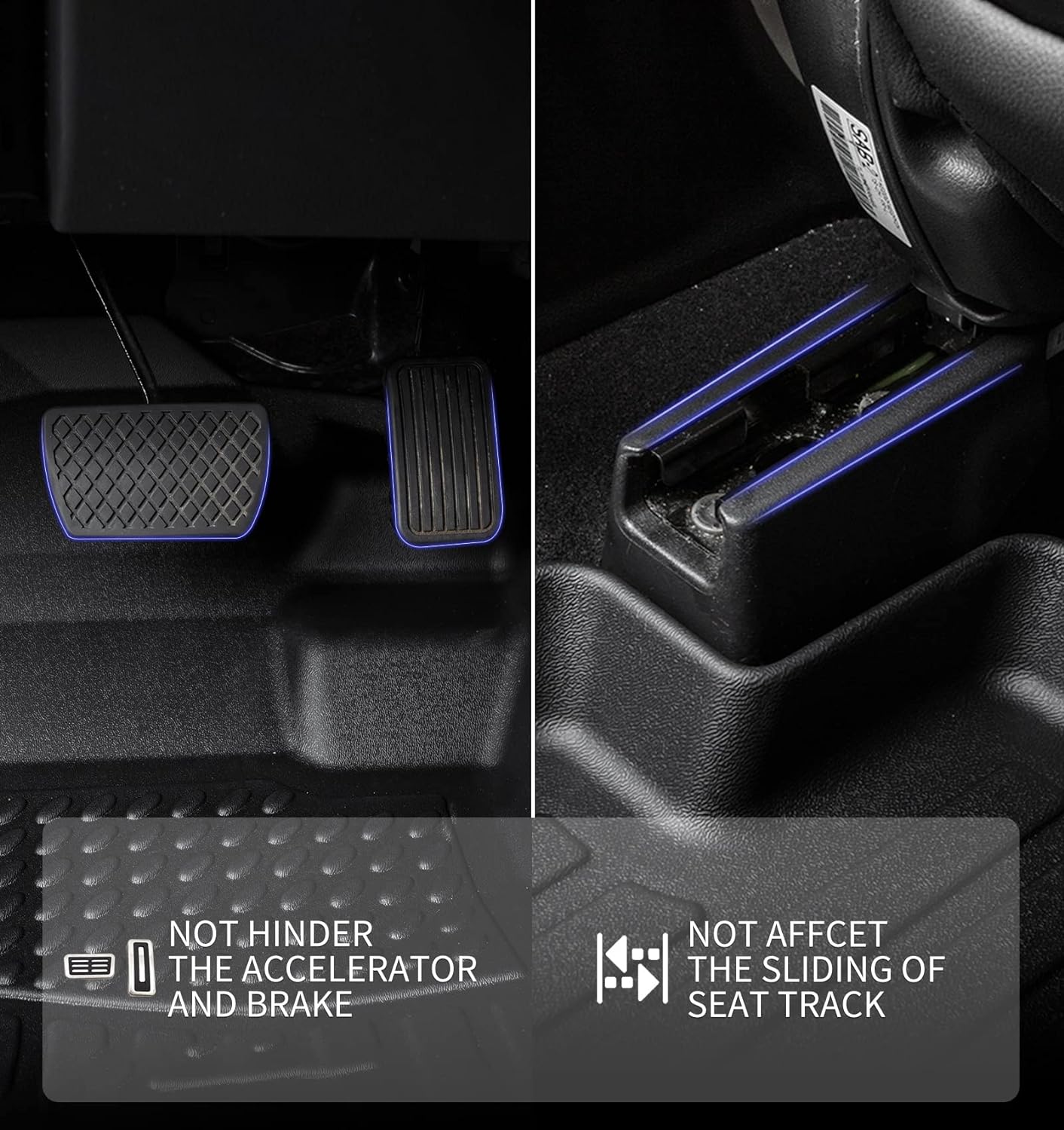 KELCSEECS Floor Mats & Cargo Liner Custom for Benz GLC 300 350e 43 AMG 2025 2024 2023 TPE Car Mats Floor Liners Automotive Trunk Mat GLC All Weather Trunk Liner Black