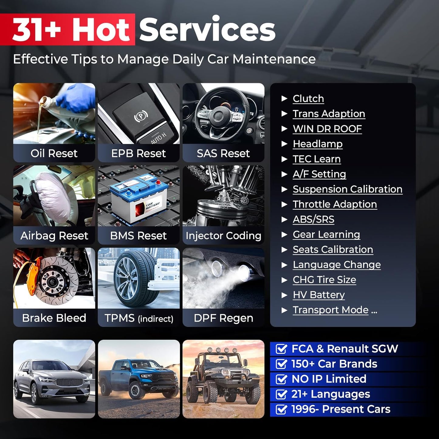 Autel MaxiPRO MP808S Scanner, 2025 2-Year Update MP808S Up of MaxiSys MS906BT MaxiCOM MK900BT MK900 MX900 MP808BT, ECU Coding as MS906 PRO/MAX MP900BT, 3k+ Active Tests, 30+ Resets, FCA SGW, OS 11