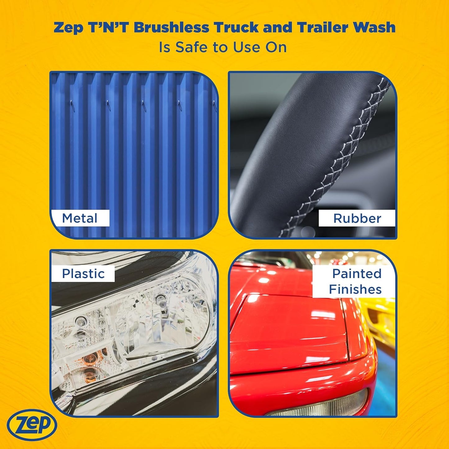 Zep Brushless T'N'T Truck and Trailer Wash - 5 Gallon (1 Pail) 37635