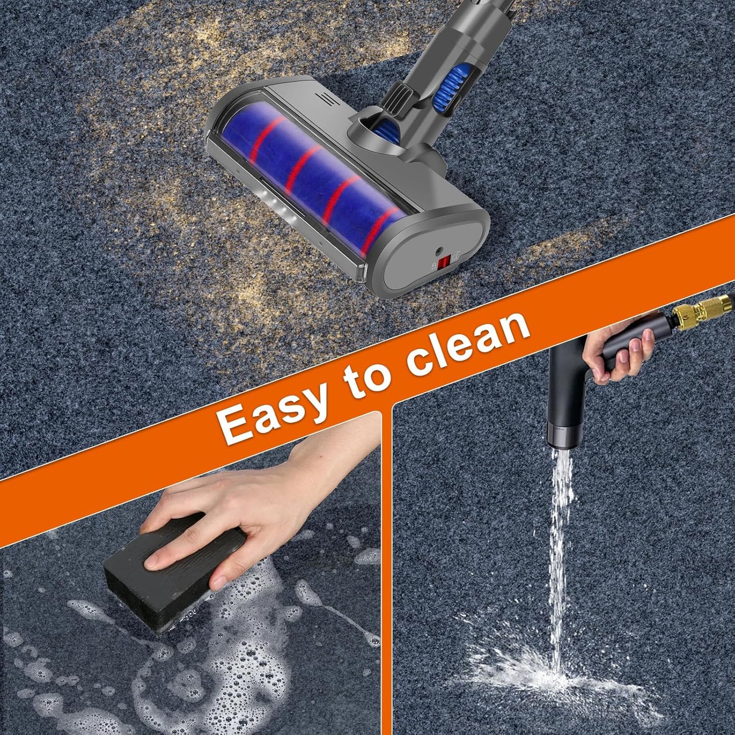 2-pc 64 X 32 Inch Heavy Duty Oil Spill Mat, 6.5mm Thickened Garage Floor Mat for Under Car, 1/4" Waterproof Rubber Backing Absorbs Oil Quickly, Washable, Reusable, Durable, Non-Slip